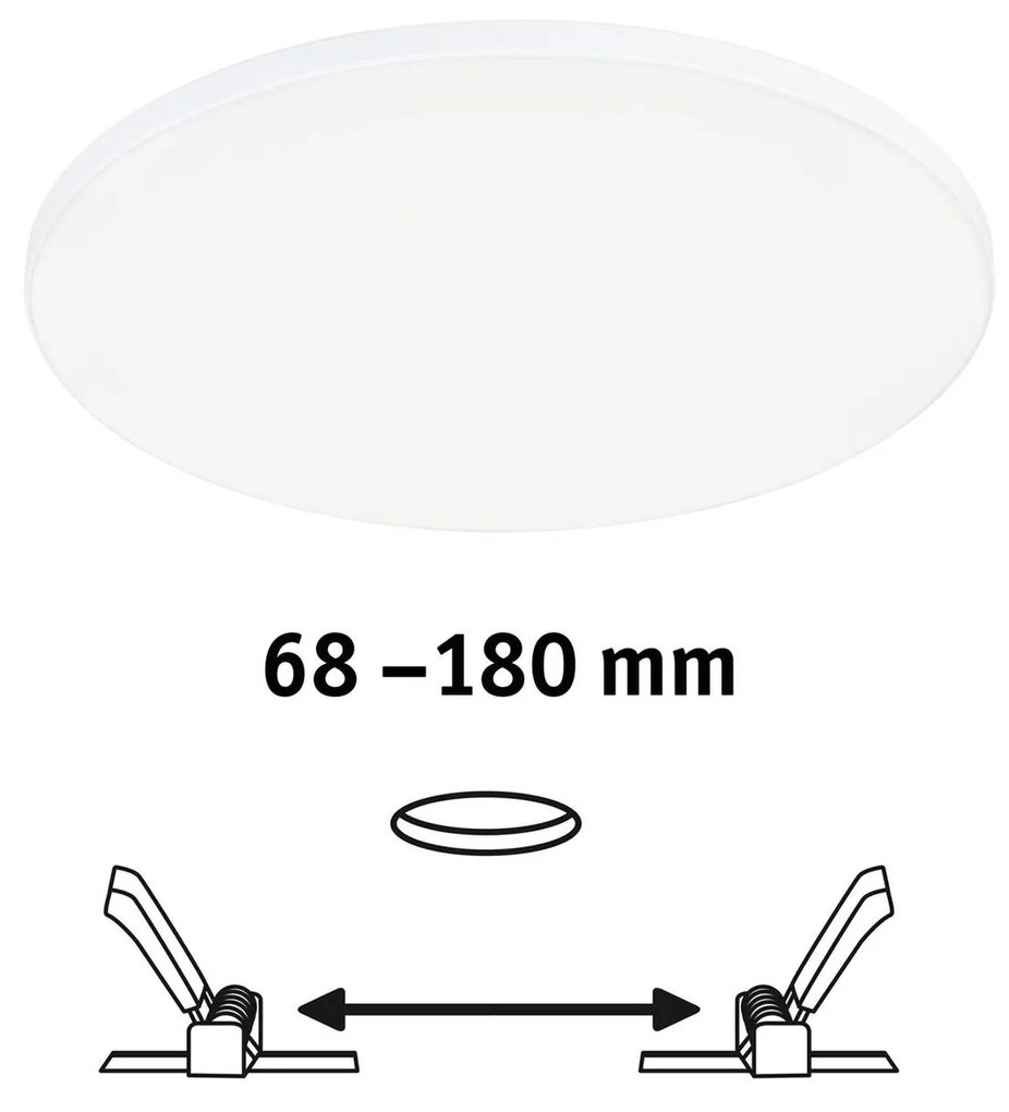 Paulmann Veluna Edge IP44 4000K stmievateľné Ø20cm