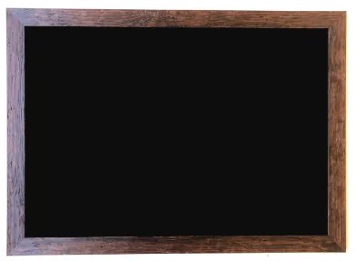 Toptabule.sk Čierna tabuľa na magnetky v rustikálnom ráme 200x100 cm