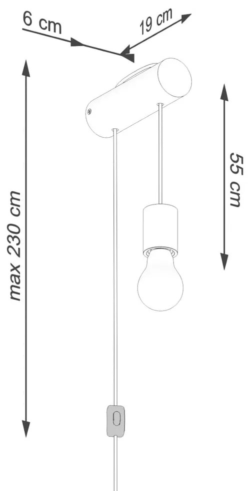 Nástenné svietidlo v prírodnej farbe Arcadia – Nice Lamps