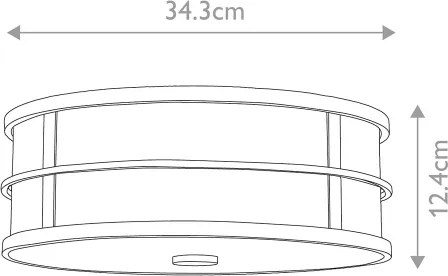 Feiss FE-FUSION-F-PNBR - Stropné svietidlo FUSION 3xE27/40W/230V zlaté