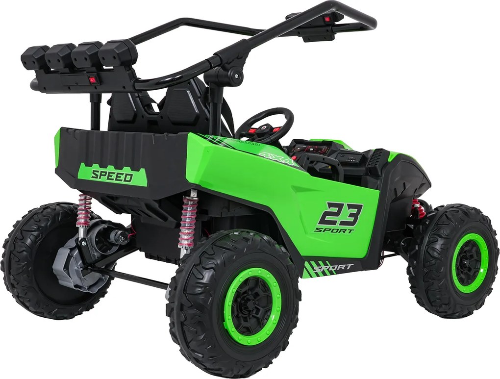 Ramiz Elektrická bugina TURBO 23 pre deti zelená