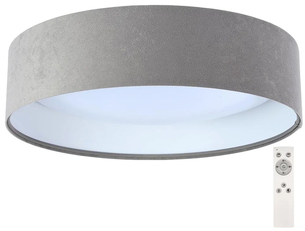 LED Stmievateľné stropné svietidlo SMART GALAXY LED/24W/230V šedá/biela + DO