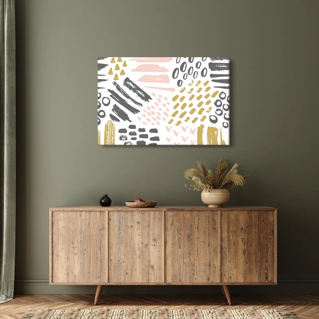 Obraz - Abstraktné ťahy (90x60 cm)