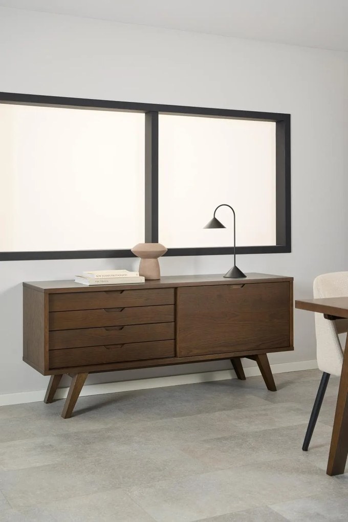 Komoda A-Line 160 cm dymový dub