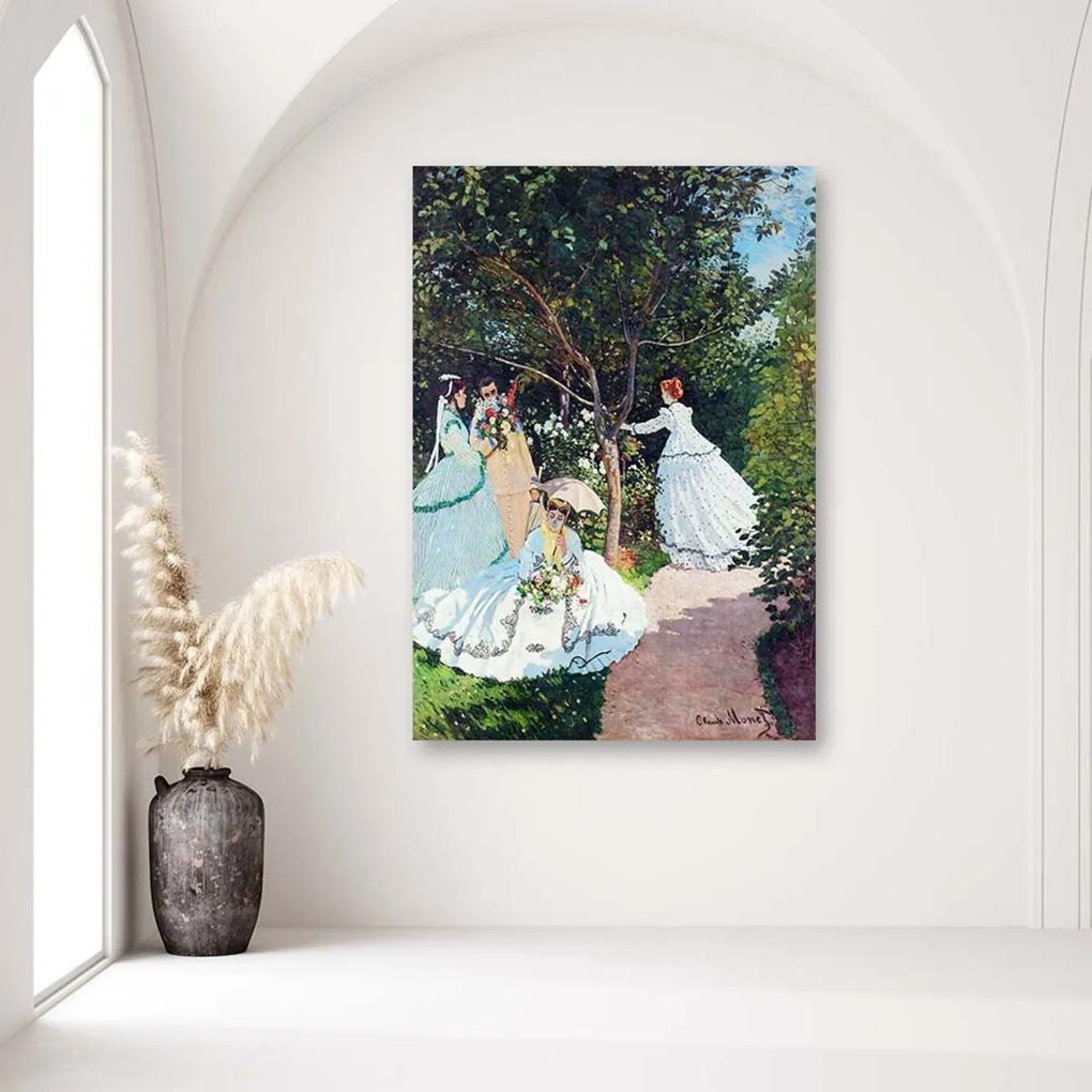 Obraz na plátně REPRODUKCE Ženy v zahradě.Monet - 80x120 cm