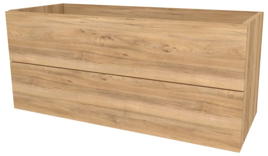 Mereo, Mereo Aira, kúpeľňová skrinka 121 cm, Multidecor, Orech Pacifik prírodný, MER-CN793SOPP2