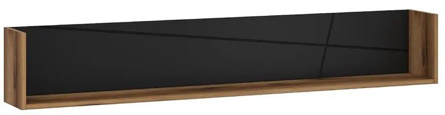 Polička Orient D 156 Dub Delano Tmavé/Čierna