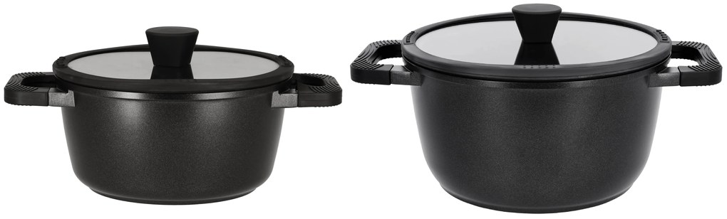 Silvercrest® Hrniec z hliníkovej zliatiny, 20 cm + Hrniec z hliníkovej zliatiny, 24 cm (800011883)