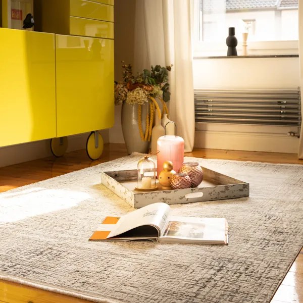 Obsession, Kusový koberec My Memphis 380 Grey, 200x290, šedá, obývacia izba