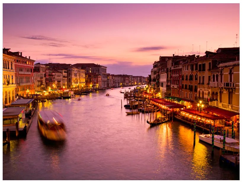 Artgeist Fototapeta - City of lovers, Venice by night Veľkosť: 400x309, Verzia: Premium