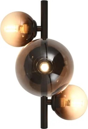 Brilagi - LED nástenné svietidlo MILLA 3xG9/3W/230V hnedá/dymovo-hnedá
