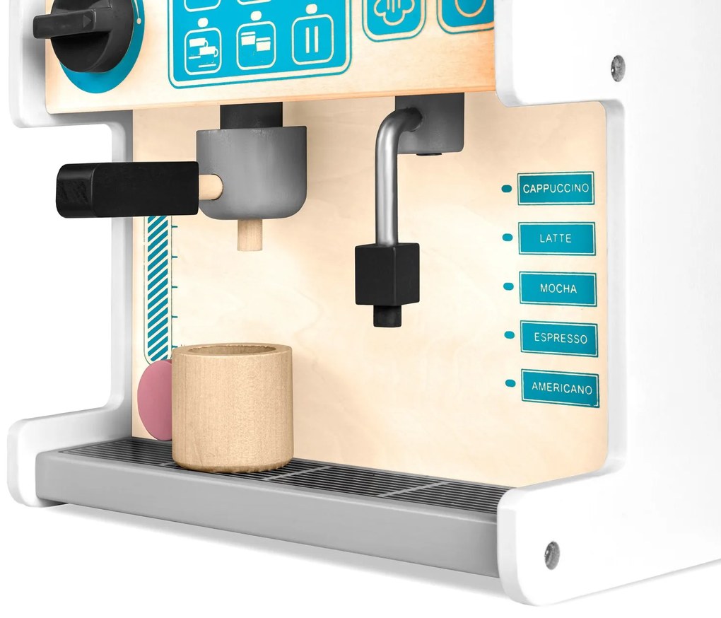 Cukráreň s kávovarom Ricokids 785101 biela