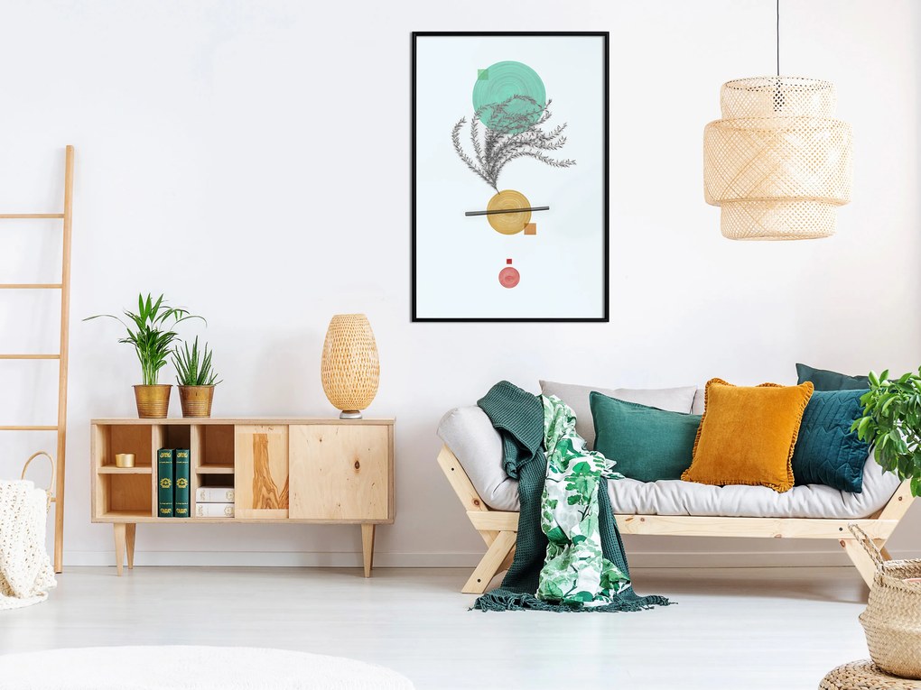 Artgeist Plagát - Plant Composition [Poster] Veľkosť: 40x60, Verzia: Zlatý rám