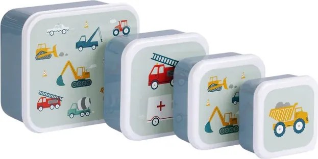 Sada 4 boxov na obed a desiatu Autá