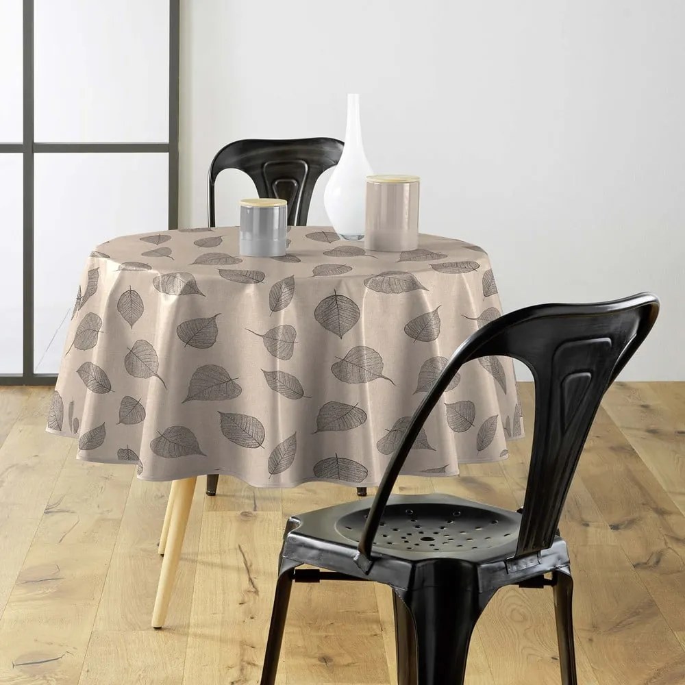 Umývateľný obrus ø 160 cm Feuillys – douceur d'intérieur