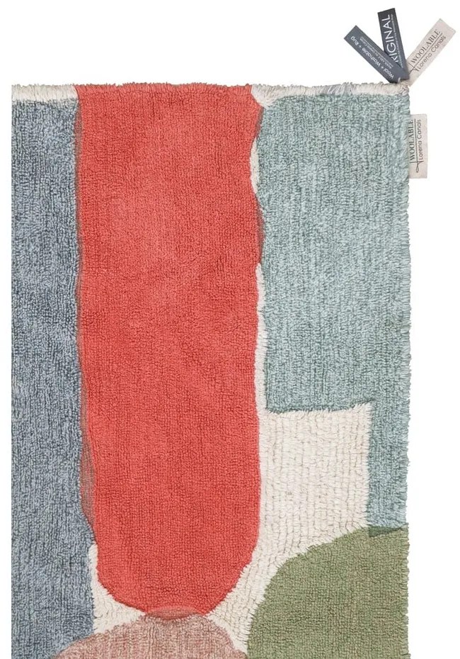 Prateľný ručne tkaný vlnený detský koberec 170x240 cm Abstract – Lorena Canals