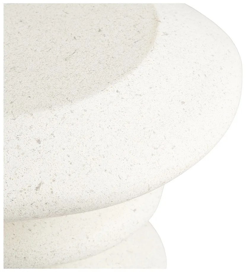 Kamenný okrúhly odkladací stolík ø 36 cm Blackburn – House Nordic