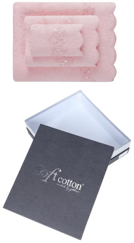 Soft Cotton Darčekové balenie uterákov a osušiek SILVIA