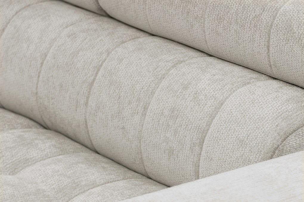Sofa Nardo s funkciou spania - svetlý béžový šenil Vibe 06
