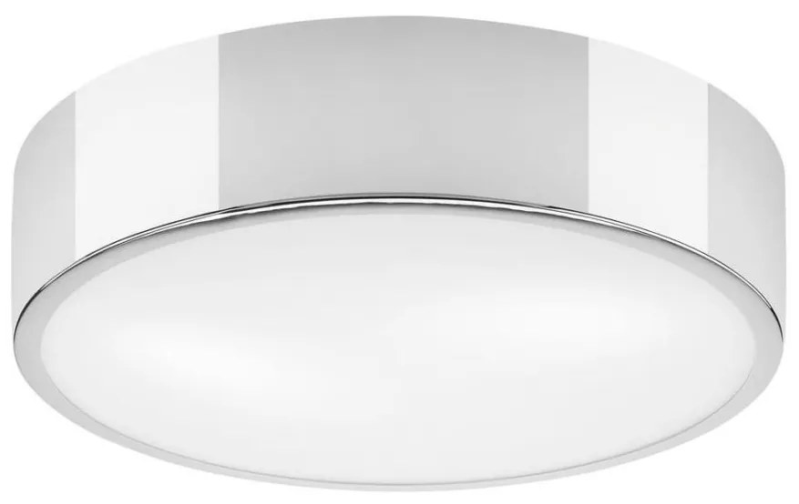 Stropné svietidlo DANTE 2xE27/60W/230V pr. 36 cm lesklý chróm
