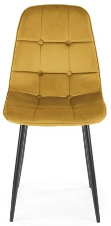 Jedálenská stolička KINDREL 1 ks žltá