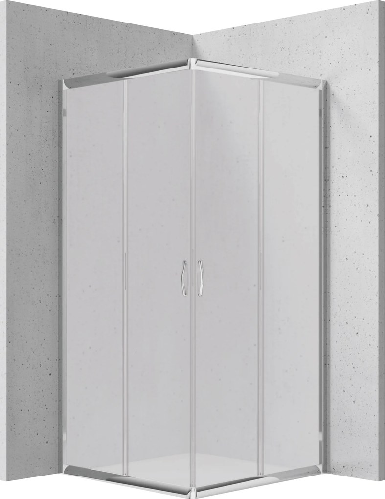 Deante Štvorcový sprchový kút Funkia 90x90 cm - KYC 641K - bez vaničky