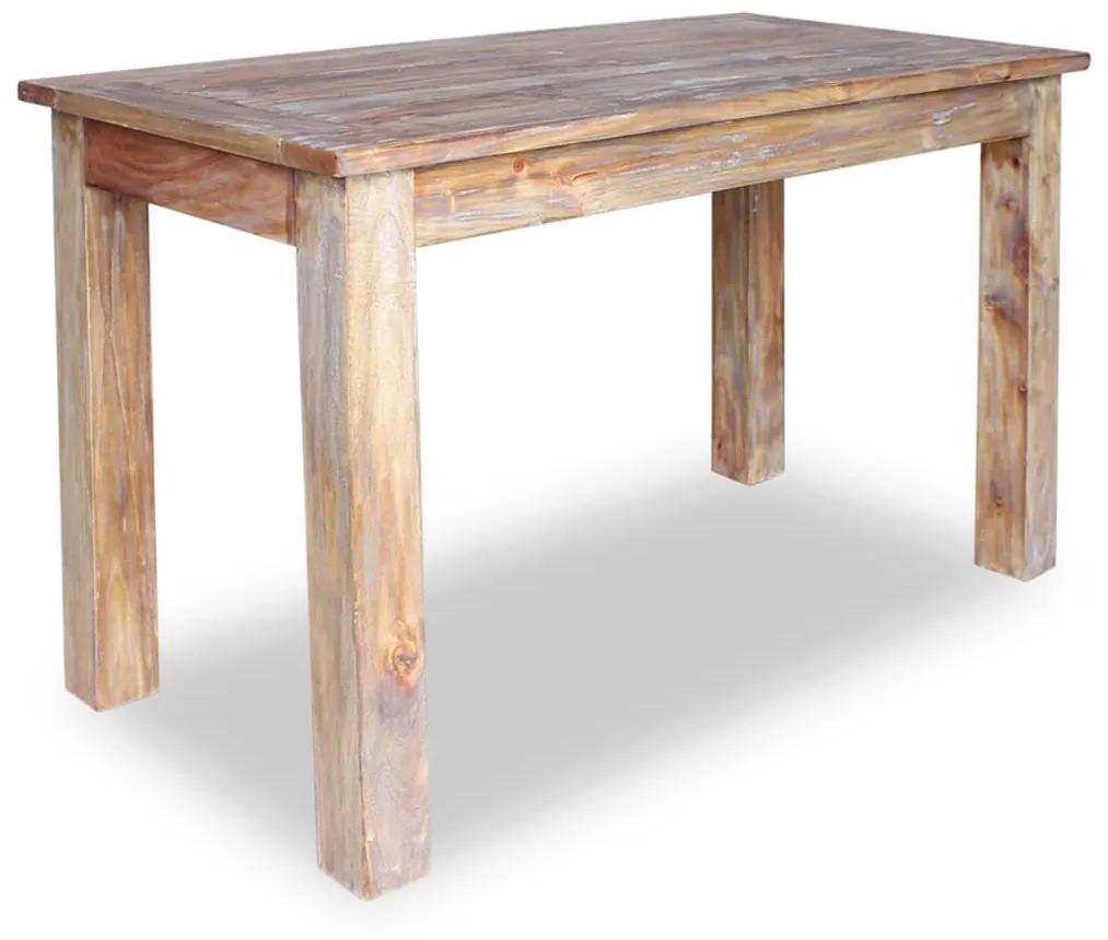 vidaXL Jedálenský stôl z recyklovaného dreva, 120x60x77 cm