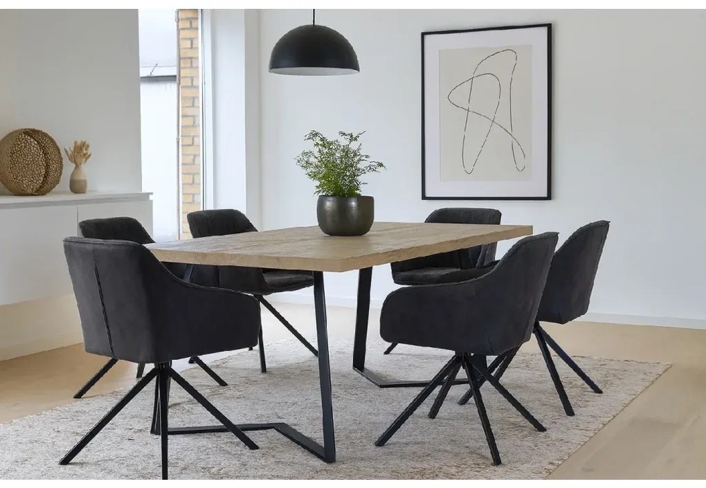 Jedálenská stolička LOREN tmavo šedá