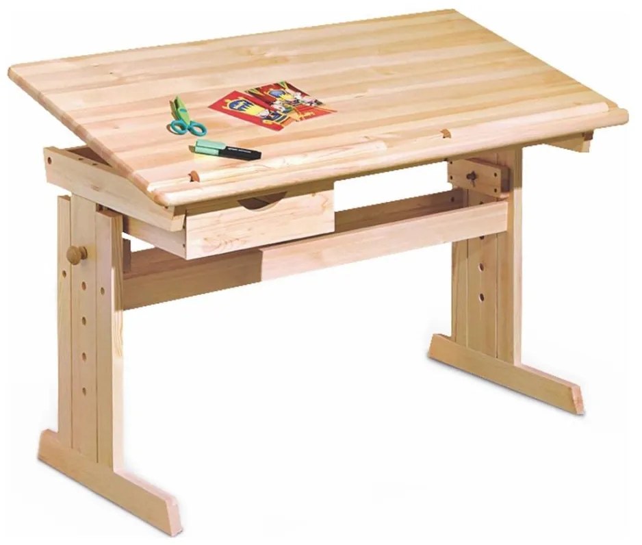 Detský náklopný písací stôl JULIA 96x109 cm