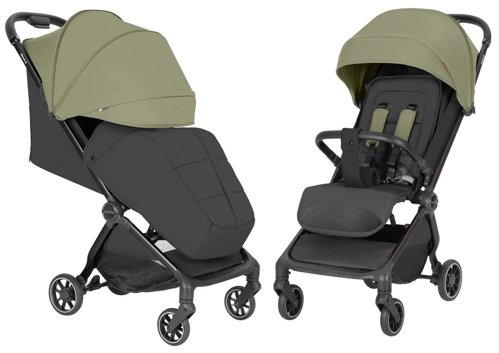 Detský kočík CARRELLO Atom S CRL-5526 Antique Green