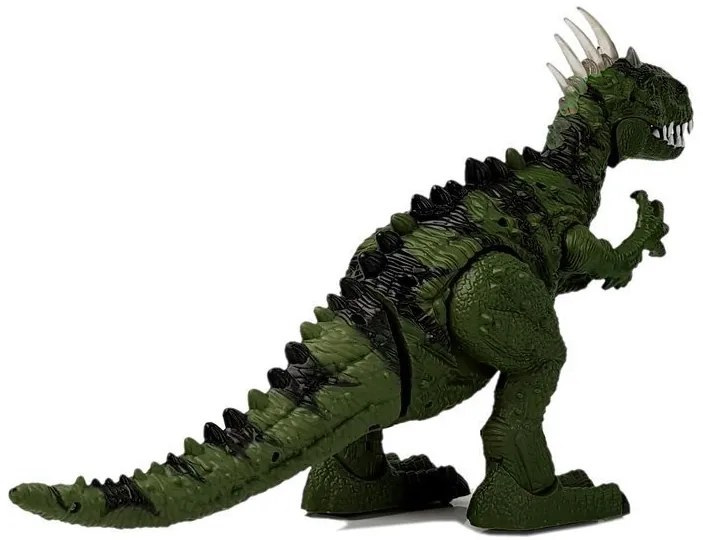 LEAN TOYS Dinosaurus Tyrannosaurus Rex na batérie s vajíčkami - zelený