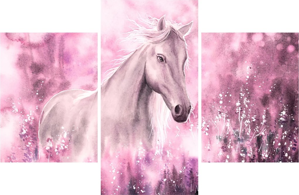 Obraz - Maľovaný kôň (90x60 cm)