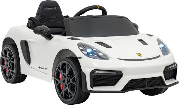 Elektrické autíčko Porsche Spyder RS 718 Lakier biele