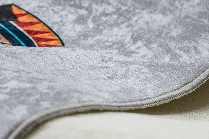 Dywany Łuszczów, Detský kusový koberec Bambino 2160 Indian grey, 120x170, viacfarebná, detská izba