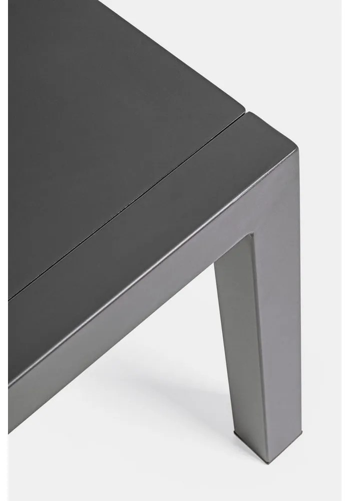 Sivý hliníkový záhradný lounge set pre 4 Harley – Bizzotto