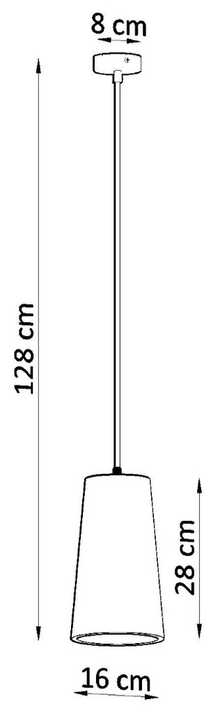 Závesné svietidlo Gulcan, 1x biele keramické tienidlo