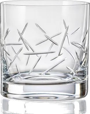 Crystalex poháre Matte Zig 280 ml 4 ks
