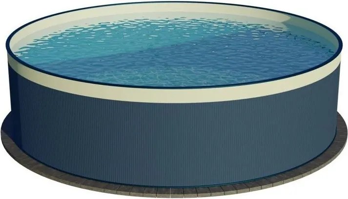 Bazén Planet Pool oceľový 3,5 x 0,9 m Antracit/Piesková + skimmer