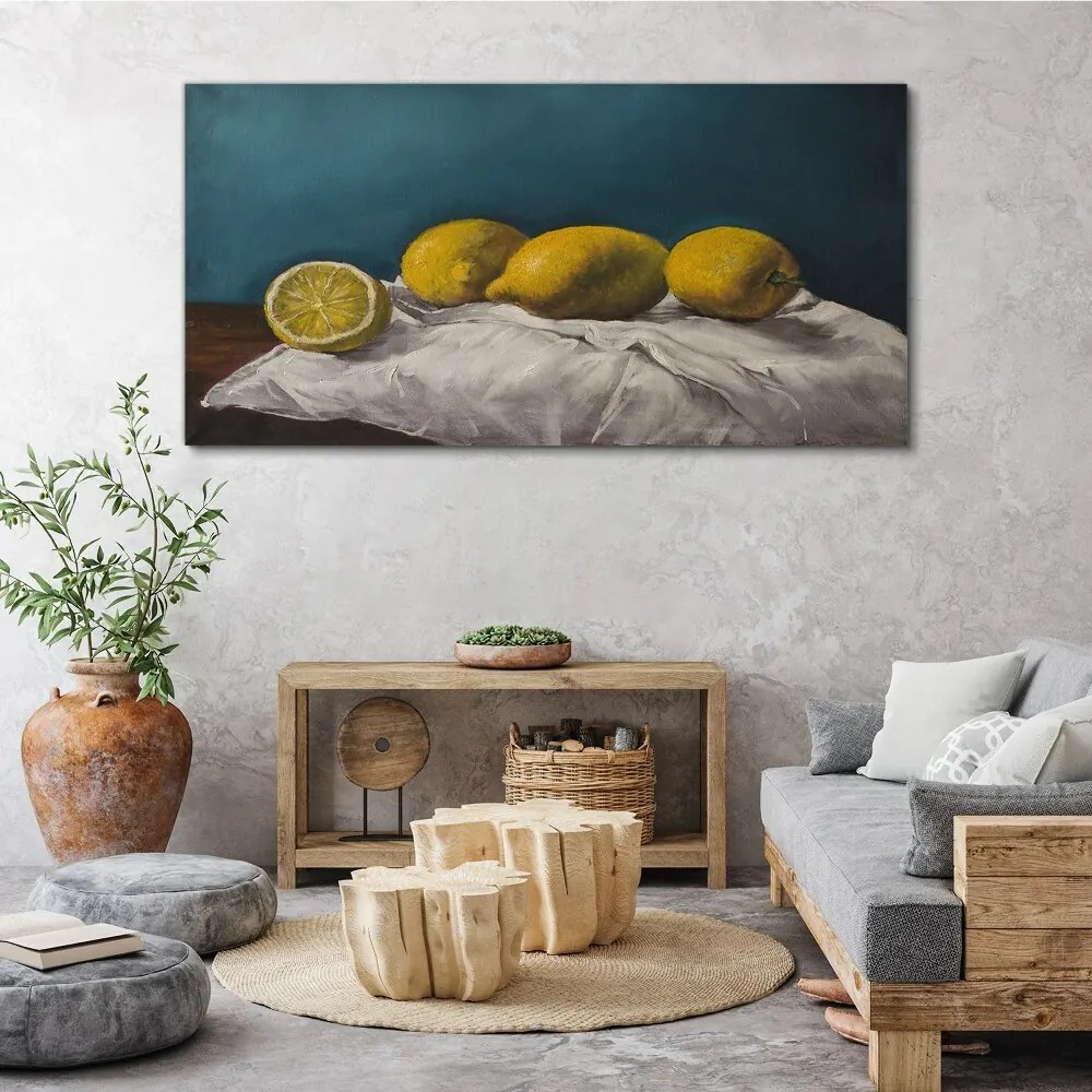 Obraz na plátne citrón ovocie