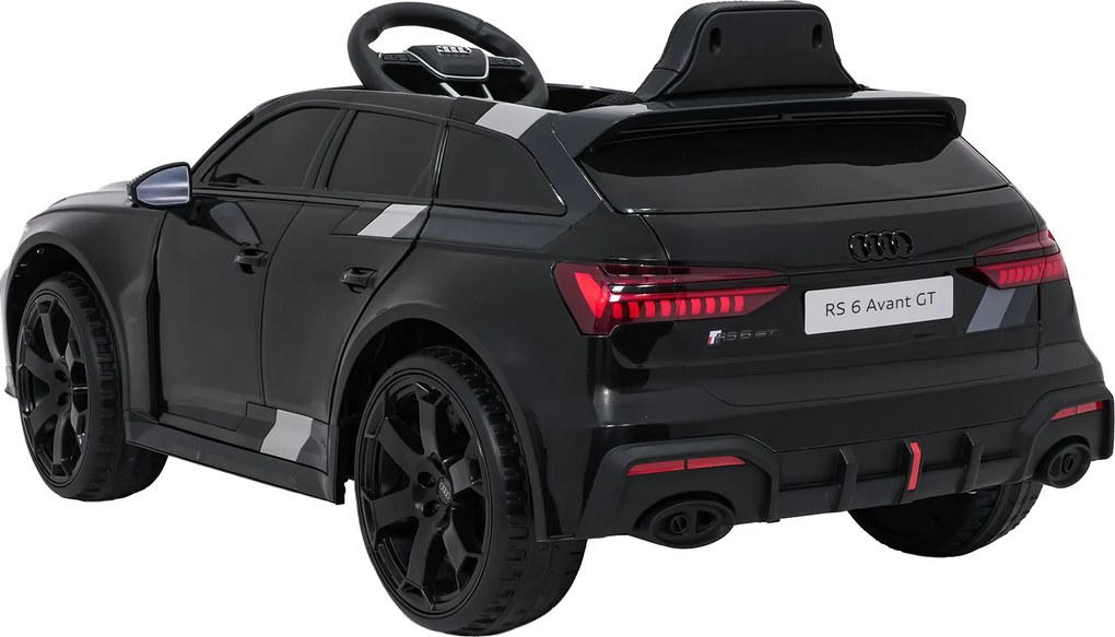 Ramiz Audi RS6 Avant GT elektrické autíčko pre deti čierne