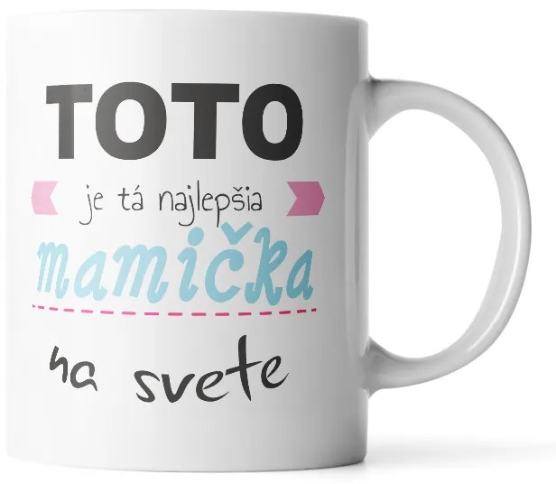 Sablio Hrnek Tohle je ta nejlepší maminka na světě - 200 ml - espresso