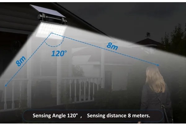Top Light - LED Solárny nástenný reflektor HELEON PRO LED/8W/3,7V IP65 4000K