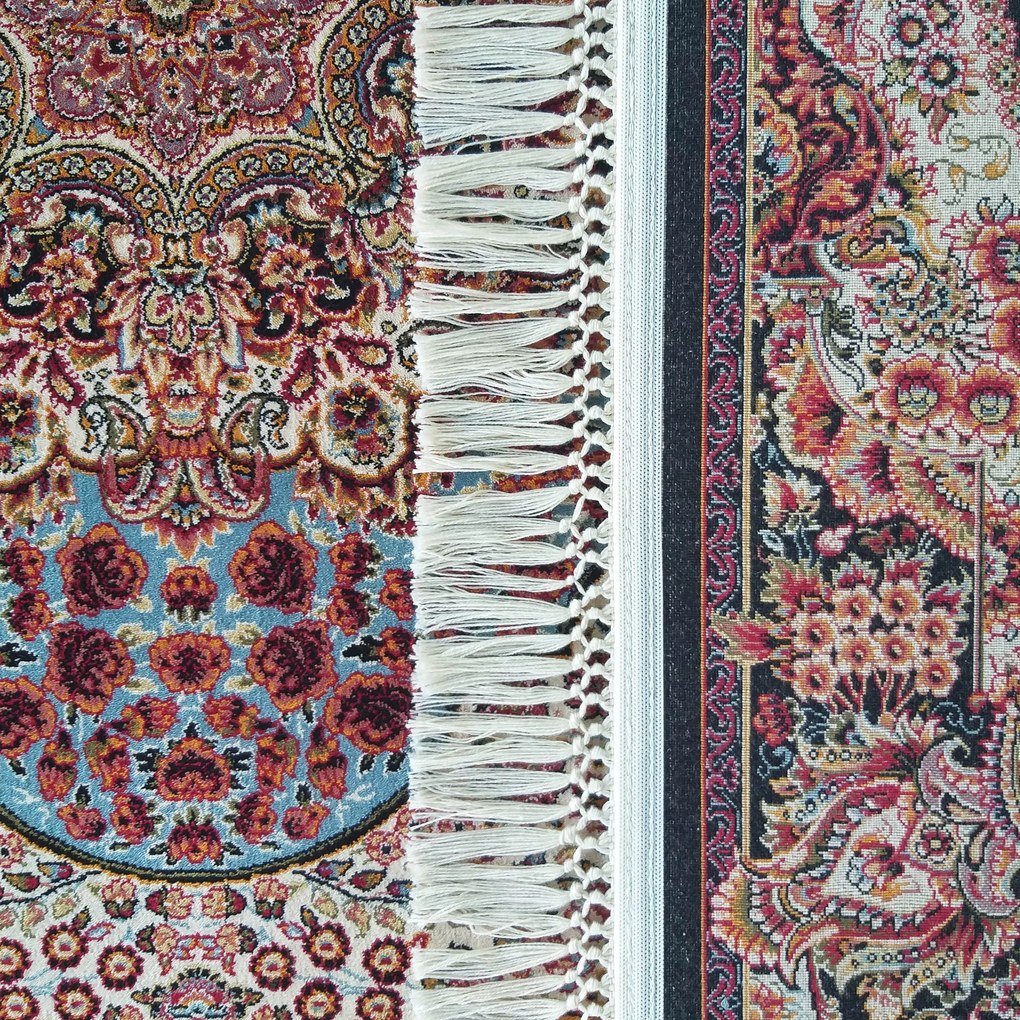 DY Prémiový koberec s exkluzívnym vzorom Pers 04 - modrá Rozmer: 200x300 cm