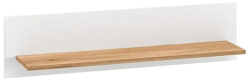 Polička Torino 10 biela/dub castello