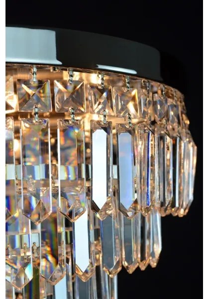 Wranovsky JWZ024060301 - Krištáľový prisadený luster 5xE14/40W/230V + 1xE27/40W