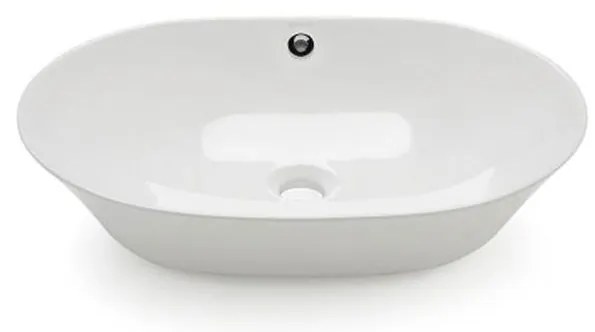 Bathco 4038 - Umývadlo na dosku TOULOUSE 59x42 cm porcelán/biela