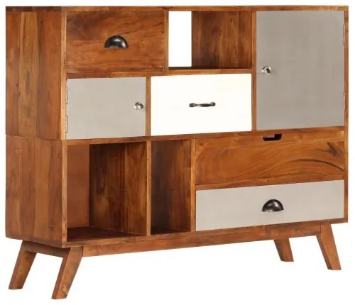 vidaXL Komoda z akáciového dreva 115x35x86 cm-