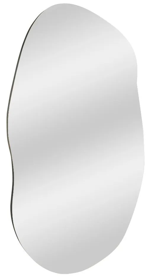 Dekorativní nástěnné zrcadlo Lossa 89x52 cm černé