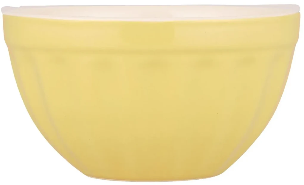 Žltá keramická miska na müsli MYNTE LEMONADE
