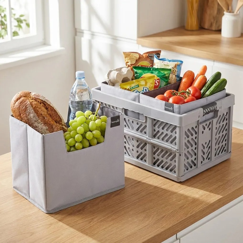 Keeeper Pevný skládací box / organizér do kufru NEO - 19L, 31,5 x 23 x 26,5 cm